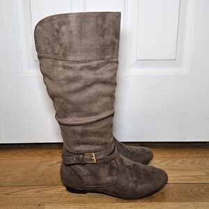 UNR8ED Women Brown Mid Calf Boots Size 6.5